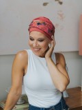 hippe chemo mutsjes winkel - Duo-Pack Amber -  Dancing Shells - alopecia hoofdbedekking