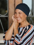 Top Aura Navy - cancer hat / alopecia headwear