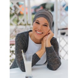 Top Aura Grey Melange - cancer hat / alopecia headwear Top Aura Grey Melange - cancer hat / alopecia headwear
