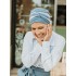 hippe chemo mutsjes chemo - Top Ayana - Duo Blauw