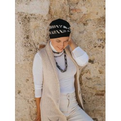 Top Ayana - Zebra Savanna - chemo hat / alopecia headwear Top Ayana - Zebra Savanna - chemo hat / alopecia headwear