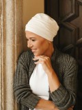 Chemo Slaapmutsjes Descanso Ivoor - nacht mutsjes chemo