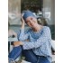 Chemo Slaapmuts Descanso Blue denim - nachtmutsjes chemo