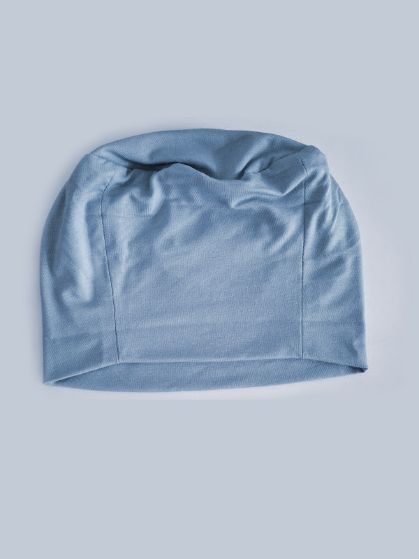 Chemo Slaapmuts Descanso Blue denim - nachtmutsjes chemo