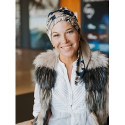 Headscarf Doris - Serene Mist - chemo headwear / alopecia headscarf Headscarf Doris - Serene Mist - chemo headwear / alopecia headscarf