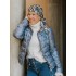 Headscarf Doris - Romantic Paisley - chemo headwear / alopecia headscarf