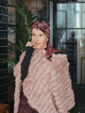 Headscarf Doris - Cherry Blossom - chemo headwear / alopecia headscarf