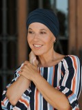 Turban Gala - Navy - chemo hat / alopecia turban