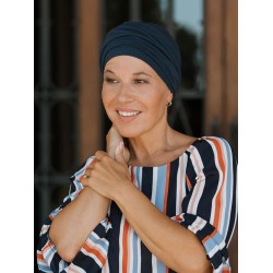 Chemo mutsjes chemo - Turban Gala - Navy - chemo muts winkel