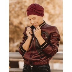Turban Gala - Bordeaux - chemo hat / alopecia turban Turban Gala - Bordeaux - chemo hat / alopecia turban