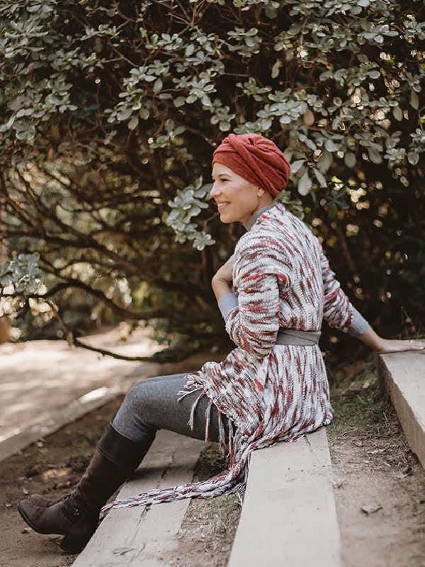 Hippe chemo mutsjes chemo - Turban Gala - Clay