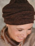 Chemo mutsjes chemo muts winter - Turban Gala - Brown 