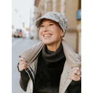 Chemo mutsjes chemo pet - Pet Sonia geometric grey