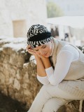 Turban Lidia Zebra Savanna - cancer hat / alopecia headwear