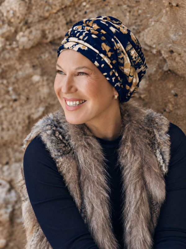 Hippe chemo mutsjes chemo muts - Mutsje chemo Lucia Wild Sunset