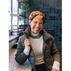 Hippe chemo mutsjes winkel - Mutsje Lucia Colorful Botanic - chemo muts dames