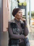 Hippe chemo muts winkel - Mutsje Lucia duo cocoa - chemo mutsjes