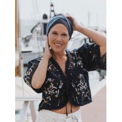 Hat Lucia Duo Lake - chemo hat / alopecia headwear