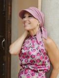 Cap Sofia Pink - chemotherapy headwear / alopecia cap 