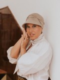 Chemo pet dames chemo mutsjes - Pet Sonia Grijs khaki