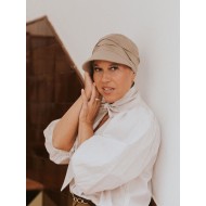 Chemo pet dames chemo mutsjes - Pet Sonia Grijs khaki