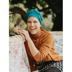 Top Susan Smaragd - chemo mutsje /  alopecia hoofdbedekking Top Susan Smaragd - chemomutsjes Mooihoofd
