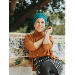 Top Susan Smaragd - chemo mutsje /  alopecia hoofdbedekking Top Susan Smaragd - chemomutsjes Mooihoofd