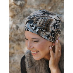 Top Susan Safari Waves - cancer hat / alopecia headwear Top Susan Safari Waves - cancer hat / alopecia headwear