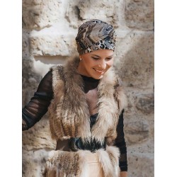 Top Susan Safari Waves - cancer hat / alopecia headwear Top Susan Safari Waves - cancer hat / alopecia headwear