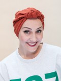 Turban Vintage Rusty - chemo mutsje / alopecia mutsje Turban Vintage Rusty - chemo mutsje / alopecia mutsje