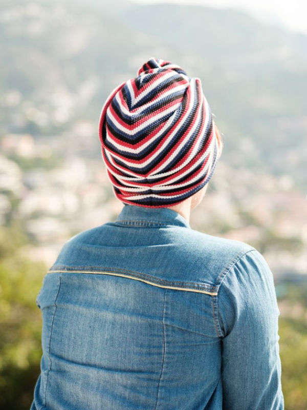 Turban Vintage Tricolore - chemo mutsje / alopecia mutsje Turban Vintage Tricolore - chemo mutsje / alopecia mutsje