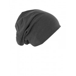 Top beanie  jersey 10285 charcoal - goedkope chemomutsjes mooihoofd