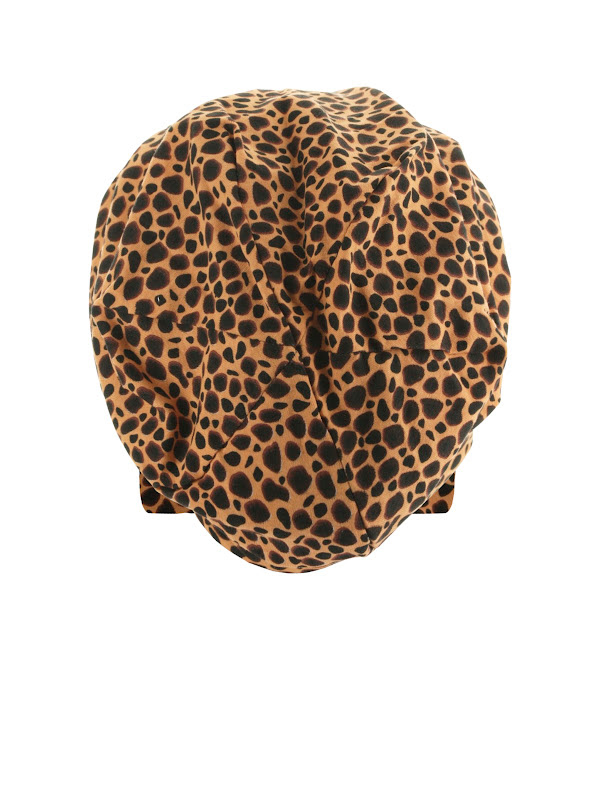 Top Cheetah black - chemo muts / alopecia mutsje