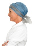 Sjaal-band blue - chemo hoofddoek / alopecia sjaal Sjaal-band blue - chemo hoofddoek / alopecia sjaal