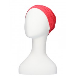 Comfortabel mutsje Iris Fantasie Roze- mutsje voor chemo / alopecia hoofdbedekking