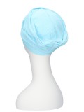 Comfortabel mutsje Iris Fantasie Blauw - mutsje voor chemo / alopecia hoofdbedekking