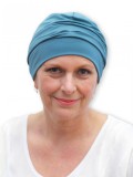 Chemo mutsjes Lookhatme - Comfortabel mutsje Iris Sea - chemotherapie mutsje