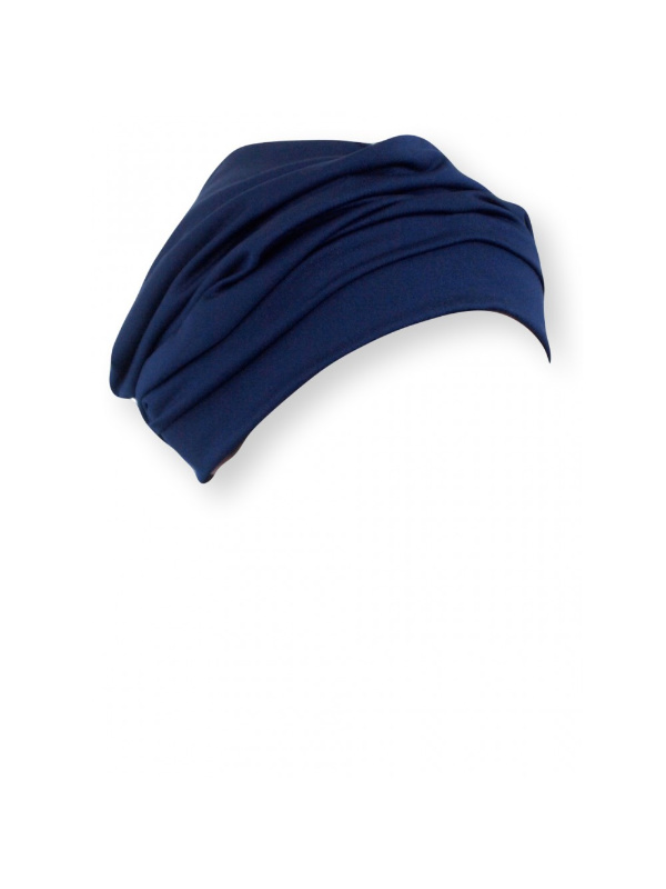 Comfortabel mutsje Iris Navy - chemo mutsje / alopecia mutsje Comfortabel mutsje Iris Navy - chemo mutsje / alopecia mutsje