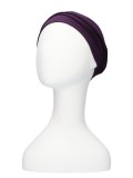 Comfortabel mutsje Iris aubergine - chemo mutsje / alopecia mutsje