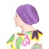 Comfortable hat Iris Purple - chemo hat / alopecia hat Comfortable hat Iris Purple - chemo hat / alopecia hat