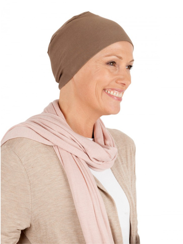 Zijkant van Slaapmutsje LB - chemo mutsje / alopecia mutsje Zijkant van Slaapmutsje LB - chemo nachtmutsje / alopecia mutsje