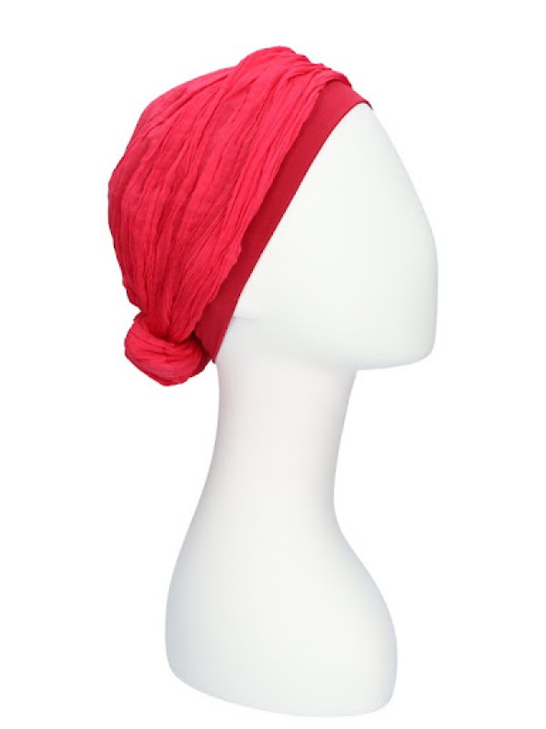 hippe chemo mutsjes chemo sjaaltjes - Top Mano Fuchsia