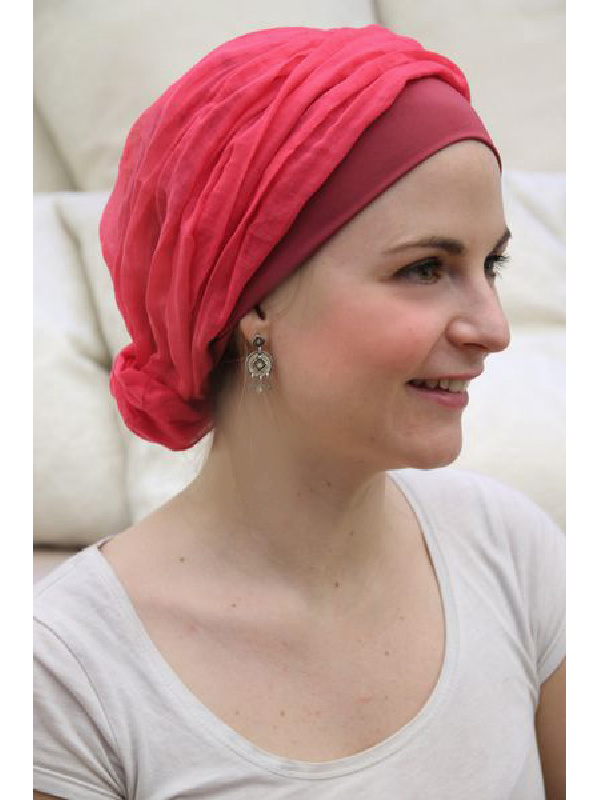 hippe chemo mutsjes chemo sjaaltjes - Top Mano Fuchsia