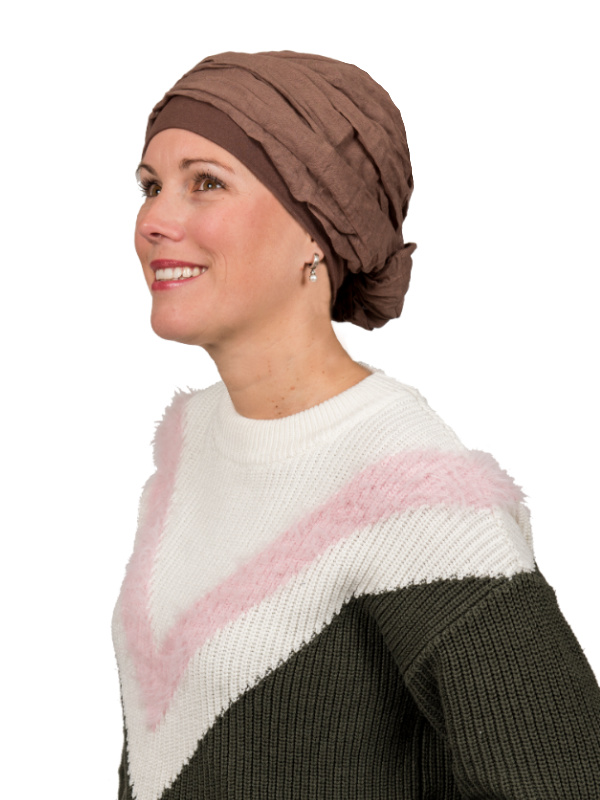 Top Mano B - chemo / alopecia sjaalmutsje Top Mano B - chemo mutsje / alopecia sjaalmutsje