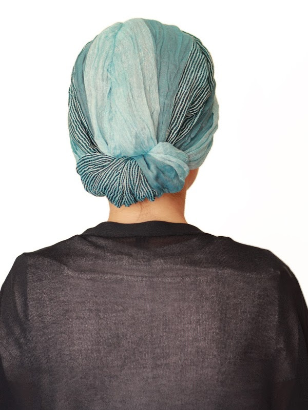 Top Mano Ocean Stripes - chemo mutsje / alopecia mutsje Top Mano Ocean Stripes - chemo mutsje / alopecia mutsje