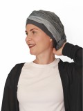 Top Mano jeans stripes - chemo mutsje / alopecia mutsje Top Mano jeans stripes - chemo mutsje / alopecia mutsje