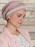 Mutsje Maya roze/rood - chemotherapie mutsje - alopecia hoofdbedekking Mutsje Maya roze/rood - chemotherapie mutsje - alopecia hoofdbedekking