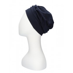 Mutsje Maya Navy - chemo mutsje / alopecia mutsje Chemo mutsjes Mooihoofd - Mutsje Maya Navy