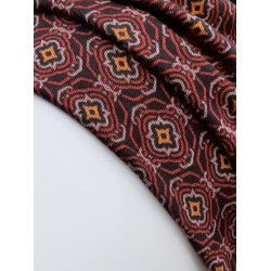 hippe chemo mutsjes Mooihoofd - Mutsje Maya Pink - Yellow Print 