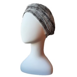 chemo mutsjes winkel - Mutsje Maya Chanelli Black Sparkle - chemomuts 